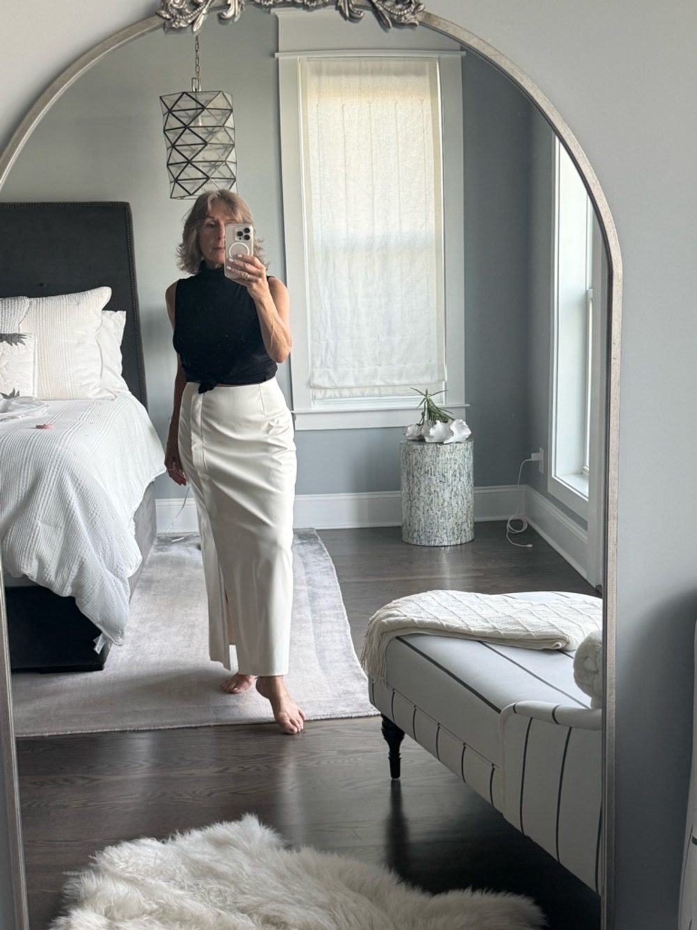 Mare Mare white Vegan Leather Maxi XS